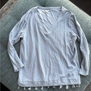 J. Crew Light Blue Knit Top